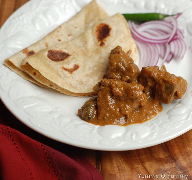 Lamb Varuval with Roti